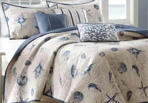 What is the Difference Between A Coverlet and A Quilt Nantucket Coastal Seashell 6 Pc Coverlet Bed Set Everything S Just