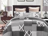 What is the Difference Between A Coverlet Quilt and Bedspread Dada Bedding Classical Shades Of Grey Reversible Cotton Real