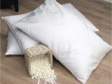 What is the Difference Between Down and Down Alternative Pillow organic Lifestyle Eco Existence Shredded Natural Rubber Pillows
