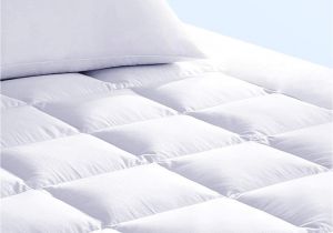What is the Difference Between Down and Down Alternative Pillow Pure Brands Mattress topper and Mattress Pad Protector In One