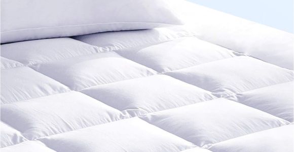 What is the Difference Between Down and Down Alternative Pillow Pure Brands Mattress topper and Mattress Pad Protector In One