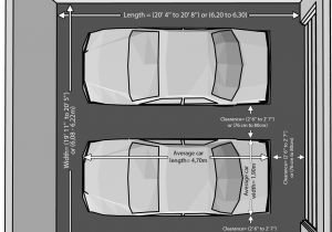 What is the Size Of A Two Car Garage the Dimensions Of An One Car and A Two Car Garage