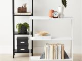 White Cube Storage Near Me White Essence 3 Tier Console Table the Container Store