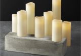 White Pillar Candles In Bulk Cheap Amazon Com 8 Ivory Slim Flameless Candles with Warm White Leds