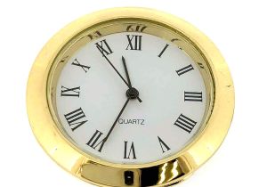 Wholesale Battery Operated Clock Movements Amazon Com Mini Clock Quartz Movement Insert Round White Dial Gold