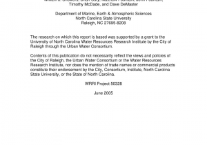 Wilkes County Nc Accident Reports Pdf Nitrate Flux From Ground to Surface Waters Adjacent to the