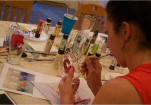 Wine and Paint Columbus Wine Glass Painting Studio 614