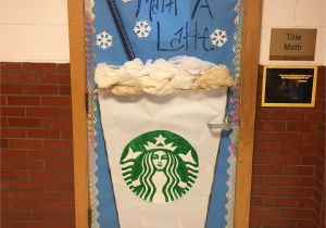 Winter Door Decorating Ideas for School We Love Math A Latte Winter Door Decoration Title 1 Math