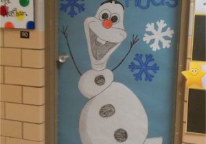 Winter Door Decorating Ideas for School Winter Door Decoration I Love Olaf Kindergarten Pinterest