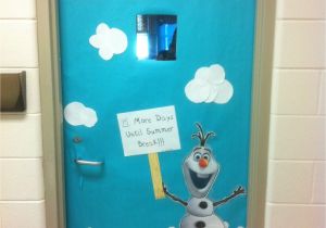Winter Door Decorations for Classroom Frozen Olaf Bulletin Board Door Count Down to Summer Break I Have