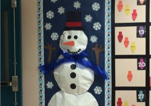 Winter Door Decorations for Classroom Snowman Bulletin Board for School Hall Calendar 2nd Grade