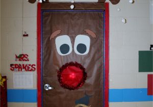 Winter Door Decorations for Elementary School Fouke Kindergarten Rudolph Classroom Door Work Chris