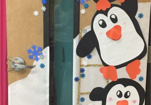 Winter Door Decorations for School Penguin Winter Classroom Door Decorating Door Decoration Ideas