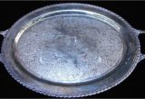 Wm Rogers Silverplate Value Antique Wm Rogers 480 Silverplate Platter Tray Antique