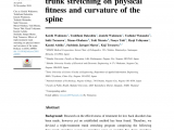 Wobble Chair for Spondylolisthesis Pdf the Effects Of Stability Ball Training On Spinal Stability In