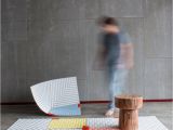 Wobble Chair for Students Sam Linders Develops Foldable Seat solution Using Embroidered Tiles