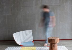 Wobble Chair for Students Sam Linders Develops Foldable Seat solution Using Embroidered Tiles