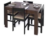 Wood Pedestal Table Base Kits Canada forzza Peter Four Seater Rectangular Dining Table Set Wenge