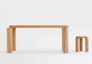 Wood Pedestal Table Base Kits Canada Offset Dining Table Simon James Design