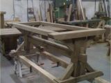 Wood Trestle Table Base Kits Nearly Done Piere Trestle Table Farm Tables In 2018