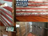 Wooden American Flag Gun Holder Hidden Gun Safe Customizable Gun Safe Hanging by