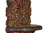 Wooden Carved Wall Art India Indian Wooden Wall Shelf Vintage Shelves Hand Carved