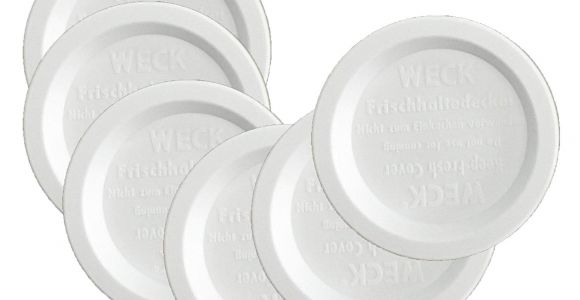 Wooden Lids for Weck Jars Amazon Com Weck Jar Keep Fresh Plastic Lids 6 Pack Small 60mm