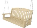 Wooden Porch Swing Home Depot Leisure Season Wooden Patio Swing Seater with Canopy