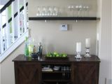 World Market Verona Buffet Living Room Bar area Ikea Lack Shelves World Market