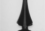 Wrought Iron Fence Caps Plastic 25 Each 1 2 Inch Black Plastic Finial tops for Wrought