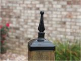 Wrought Iron Fence Plastic Post Caps Small Quad Spear Fence Post Cap Wrought Iron 4×4 Post Cap for