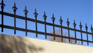 Wrought Iron Fence toppers Decorative Wrought Iron Fencing Examples Sun King Fencing