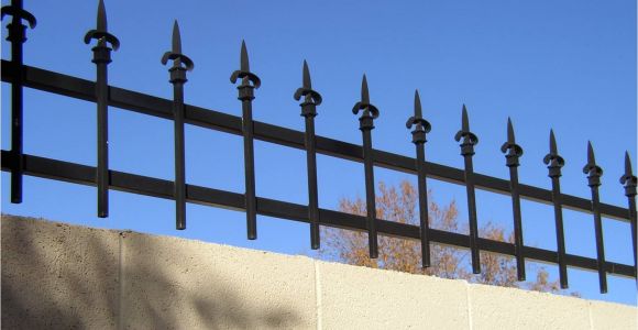 Wrought Iron Fence toppers Decorative Wrought Iron Fencing Examples Sun King Fencing