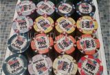 Wsop Clay Poker Chip Sets 500 Wsop Ceramic Poker Chips Ebay