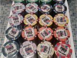 Wsop Clay Poker Chip Sets 500 Wsop Ceramic Poker Chips Ebay