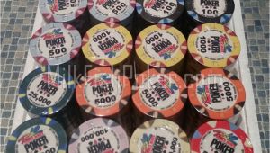 Wsop Clay Poker Chip Sets 500 Wsop Ceramic Poker Chips Ebay