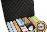 Wsop Clay Poker Chip Sets 650pc 14g Monte Carlo Poker Club Clay Poker Chips Set with