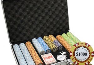 Wsop Clay Poker Chip Sets 650pc 14g Monte Carlo Poker Club Clay Poker Chips Set with