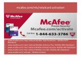 Www Mcafee Com Mtp Retailcard Mcafee Retail Card 1844 633 3786 Www Mcafee Com