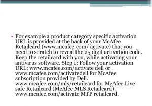 Www Mcafee Com Mtp Retailcard the Actual Benefits Of Using Mac Afee Activate Protection