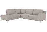 Wynn Sectional and Ottoman City Furniture Wynn Lt Gray Microfiber Left Chaise Sectional