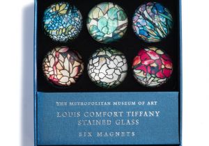 Yard Designs by Magnet Works Louis C Tiffany Stained Glass Domed Magnets the Met Store