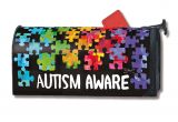 Yard Designs by Magnet Works Two Can Art Autism Mailbox Cover From Studio M All Proceeds Go to