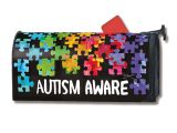 Yard Designs by Magnet Works Two Can Art Autism Mailbox Cover From Studio M All Proceeds Go to