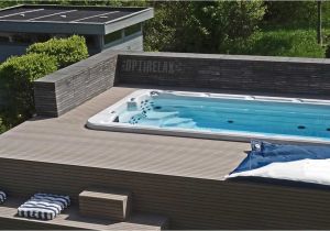 Yard Guard Pool Cover Swim Spa Mit Einer Pool Whirlpoolzone