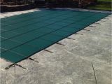 Yard Guard Pool Cover Water Warden 20 Ft X 40 Ft Rectangle Green solid In Ground Safety