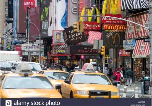 Yellow Cab Seattle Wa Number Neon Advertising Sign Signs Stockfotos Neon Advertising Sign Signs