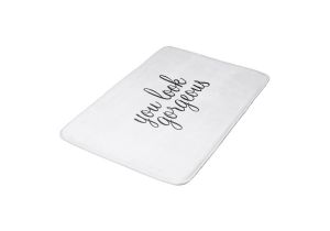 You Look Gorgeous Bath Mat 39 You Look Gorgeous 39 Large Bath Mat Zazzle